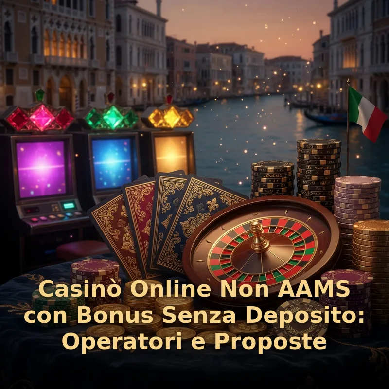 Casinò Online Non AAMS con Bonus Senza Deposito: Operatori e Proposte